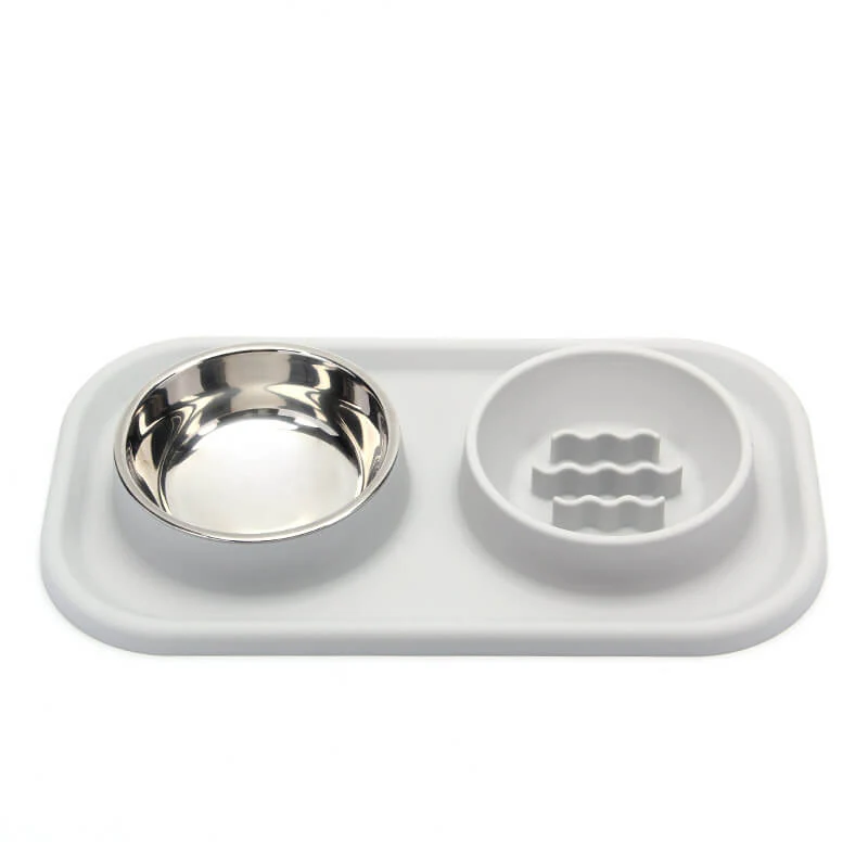 Bol Double en Silicone pour Nourriture Lente - Image 6