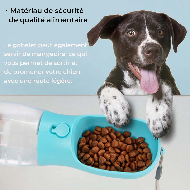 Bouteille d'eau portable pour chien 3 en 1 multifonctionnelle pour les promenades - Image 5
