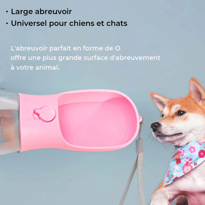 Bouteille d'eau portable pour chien 3 en 1 multifonctionnelle pour les promenades - Image 6
