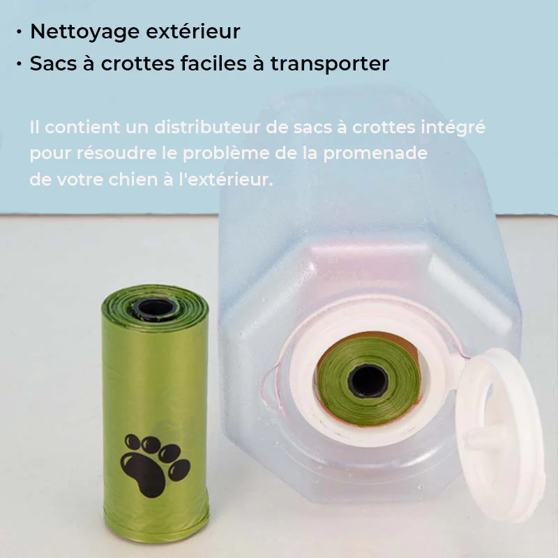 Bouteille d'eau portable pour chien 3 en 1 multifonctionnelle pour les promenades - Image 7