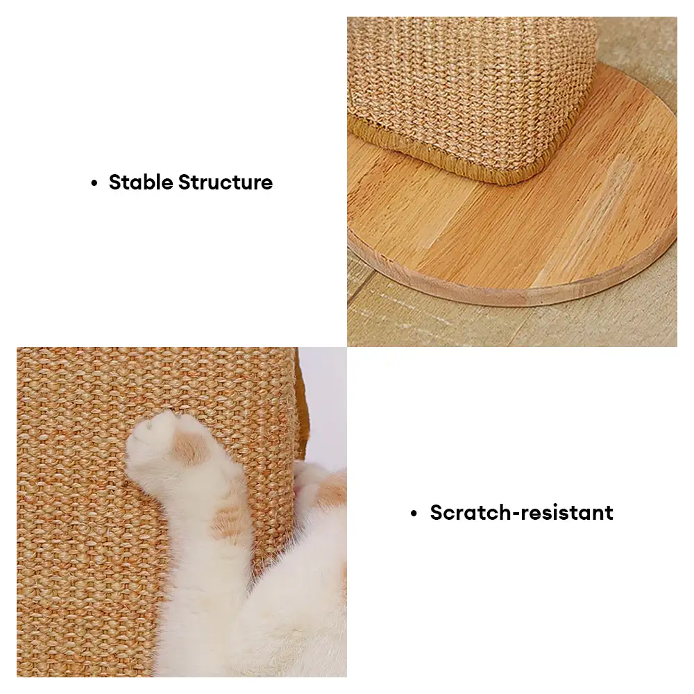 Canapé multifonctionnel et protection des coins muraux, planche à gratter en sisal pour chat. - Image 5