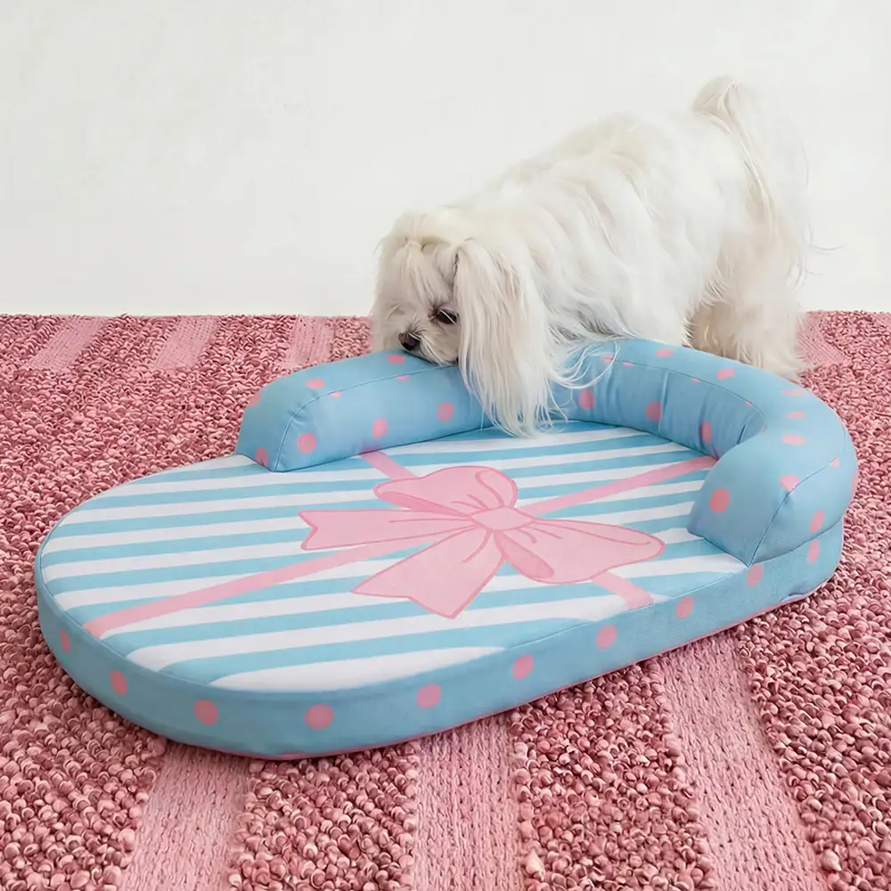 Coussin orthopédique pour chien avec support de cou respirant et rafraîchissant lits pour chien - Image 6