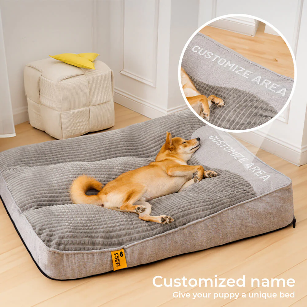 Coussins pour chiens personnalisés, épais, grandes tailles, avec protection anti-rayures et protection du dos. - Image 8