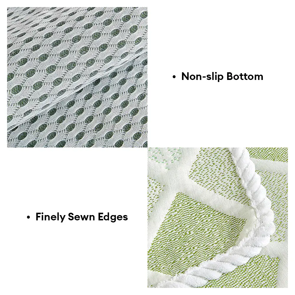 Couverture de canapé en soie glacée et thermique, absorbante, lavable, antidérapante - Diamant - Image 5