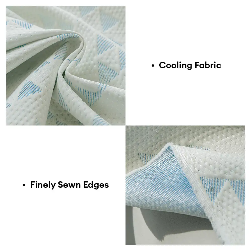 Jeté de canapé couverture de canapé en soie glacée respirante Triangle Star Cooling, confortable. - Image 5