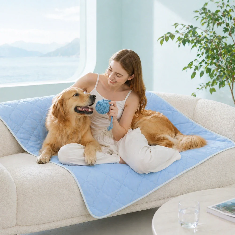 Couverture et Tapis rafraîchissant pour chien double face - Chill Nest - Image 12