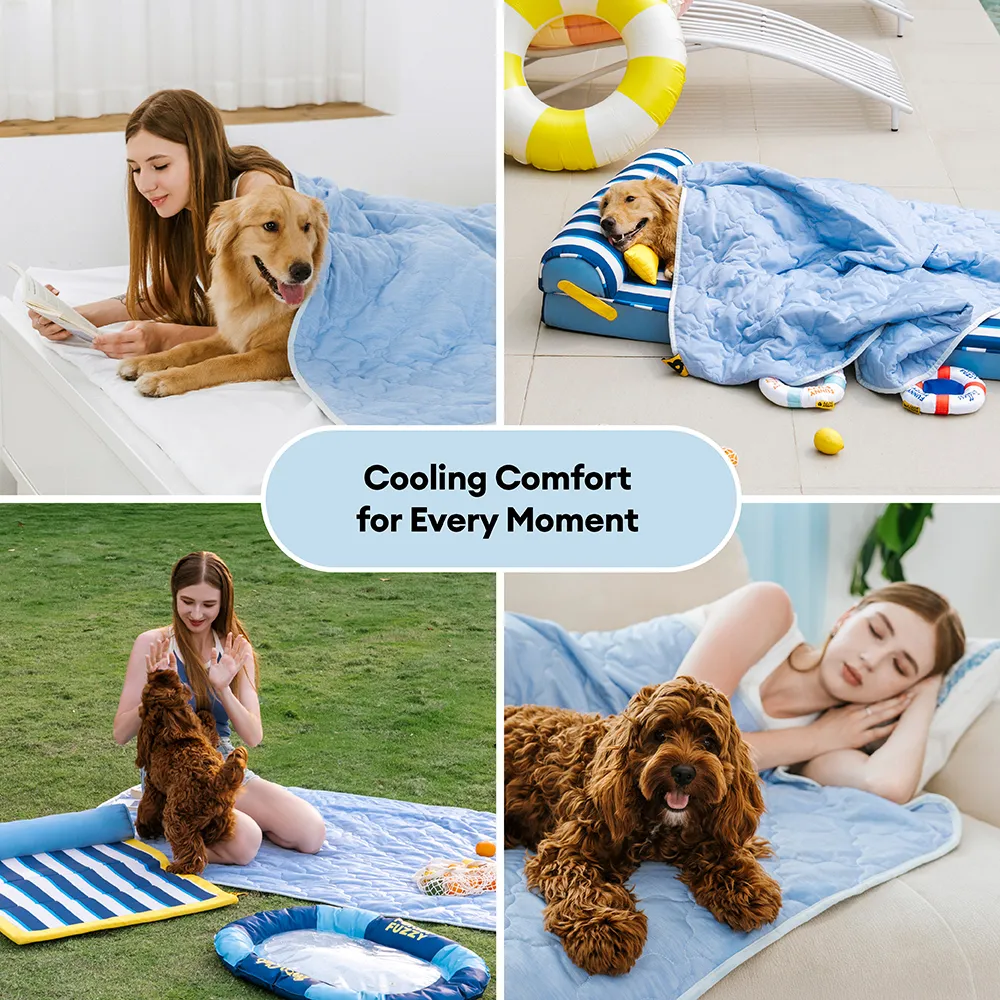 Couverture et Tapis rafraîchissant pour chien double face - Chill Nest - Image 6