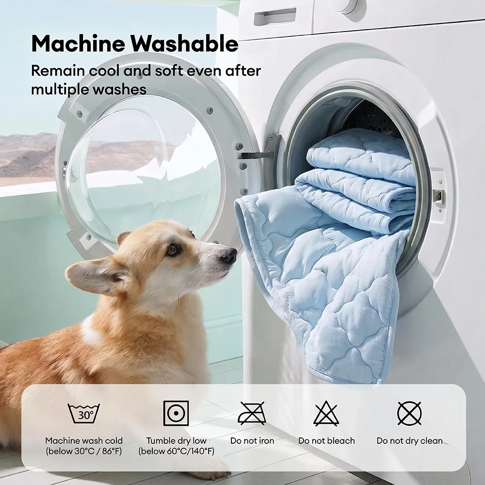 Couverture et Tapis rafraîchissant pour chien double face - Chill Nest - Image 7