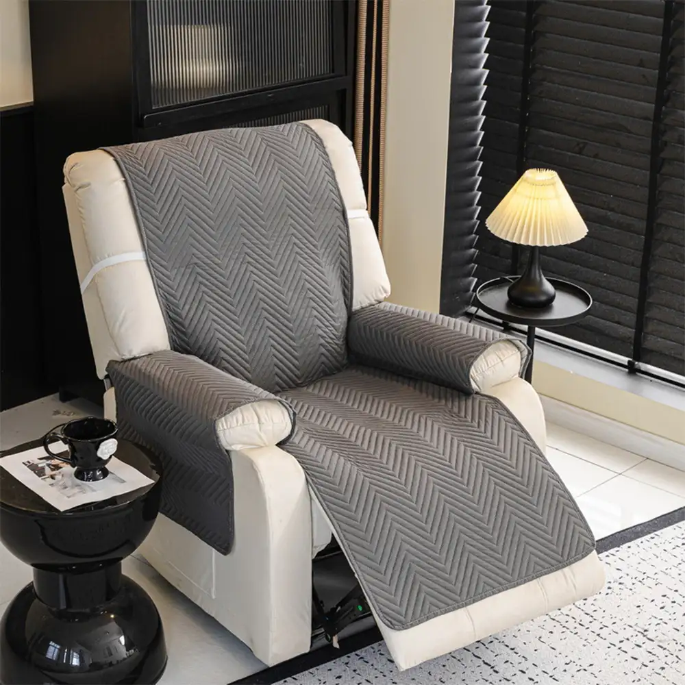 Housse de canapé Housse fauteuil Couvre-canapé relevable résistant à l'eau avec sangles élastiques - Classique W - Image 17