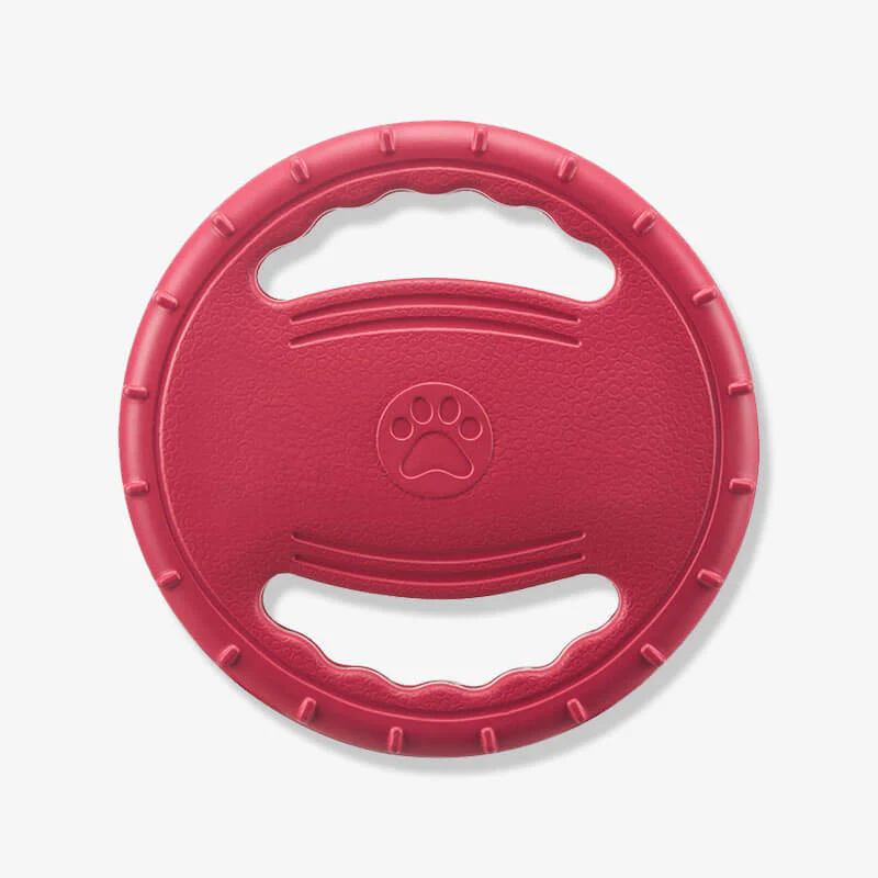 Disque Volant Interactif en Caoutchouc pour Chien avec Poignée - Image 13