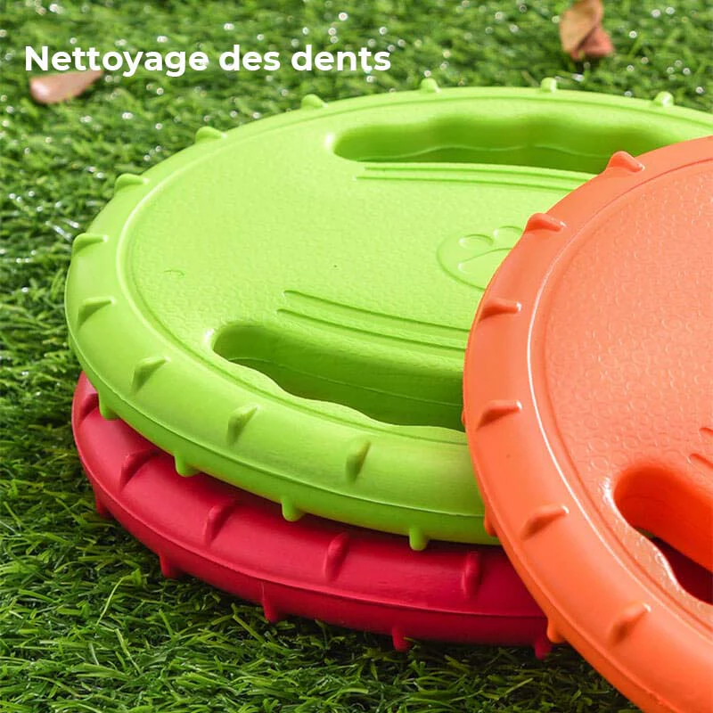 Disque Volant Interactif en Caoutchouc pour Chien avec Poignée - Image 6