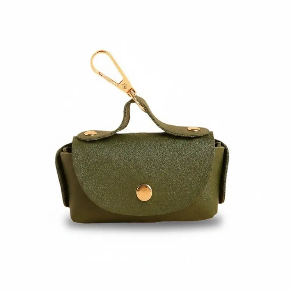 Distributeur de sacs à crottes pour chiens en simili cuir de style sac à main - Image 7