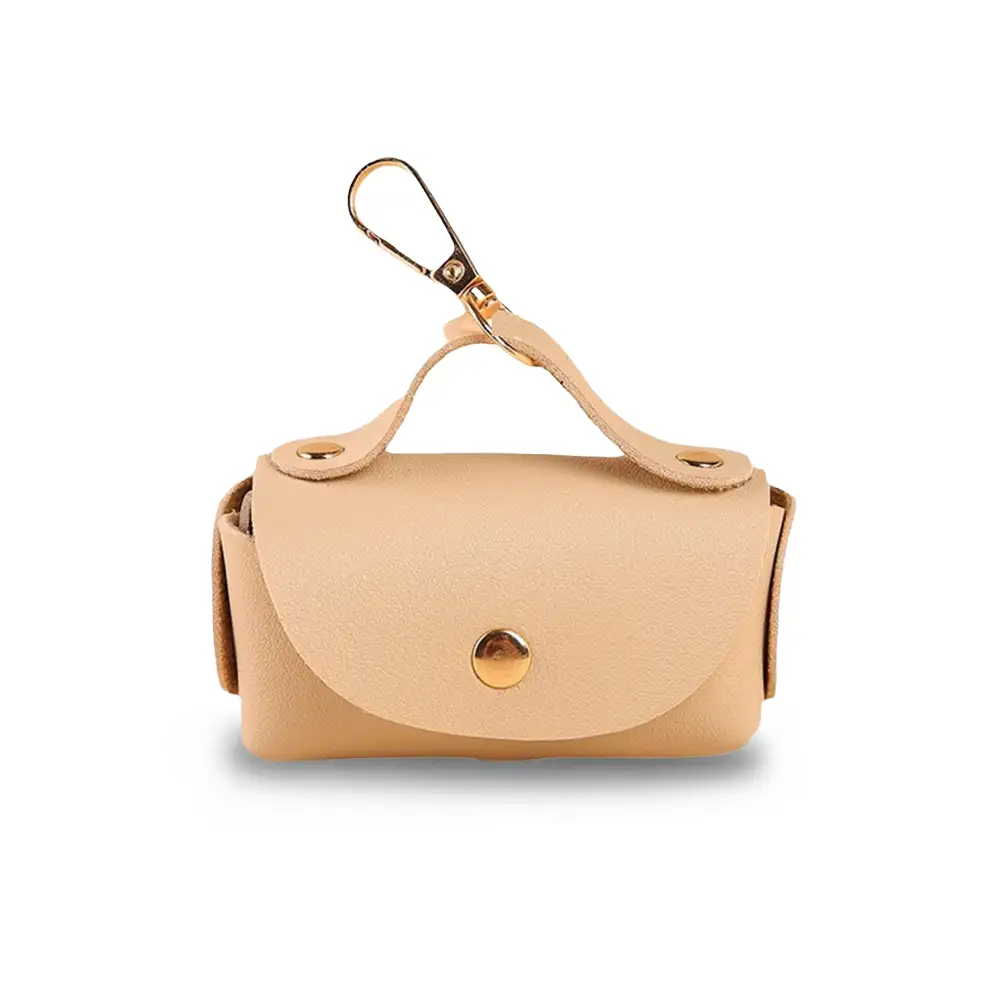 Distributeur de sacs à crottes pour chiens en simili cuir de style sac à main - Image 8