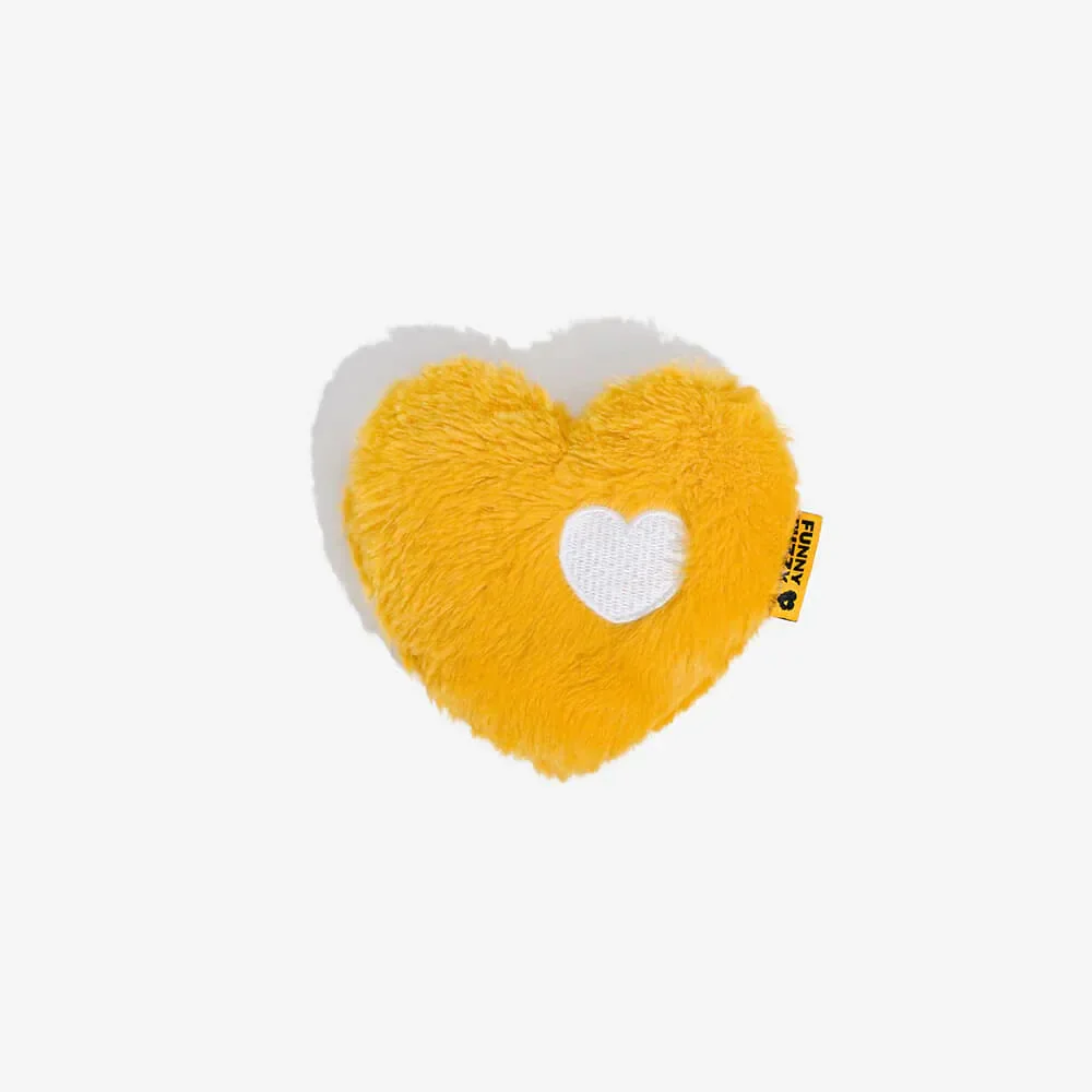 FUNNYFUZZY Jouet grinçant en peluche pour chien en forme de cœur - Image 7