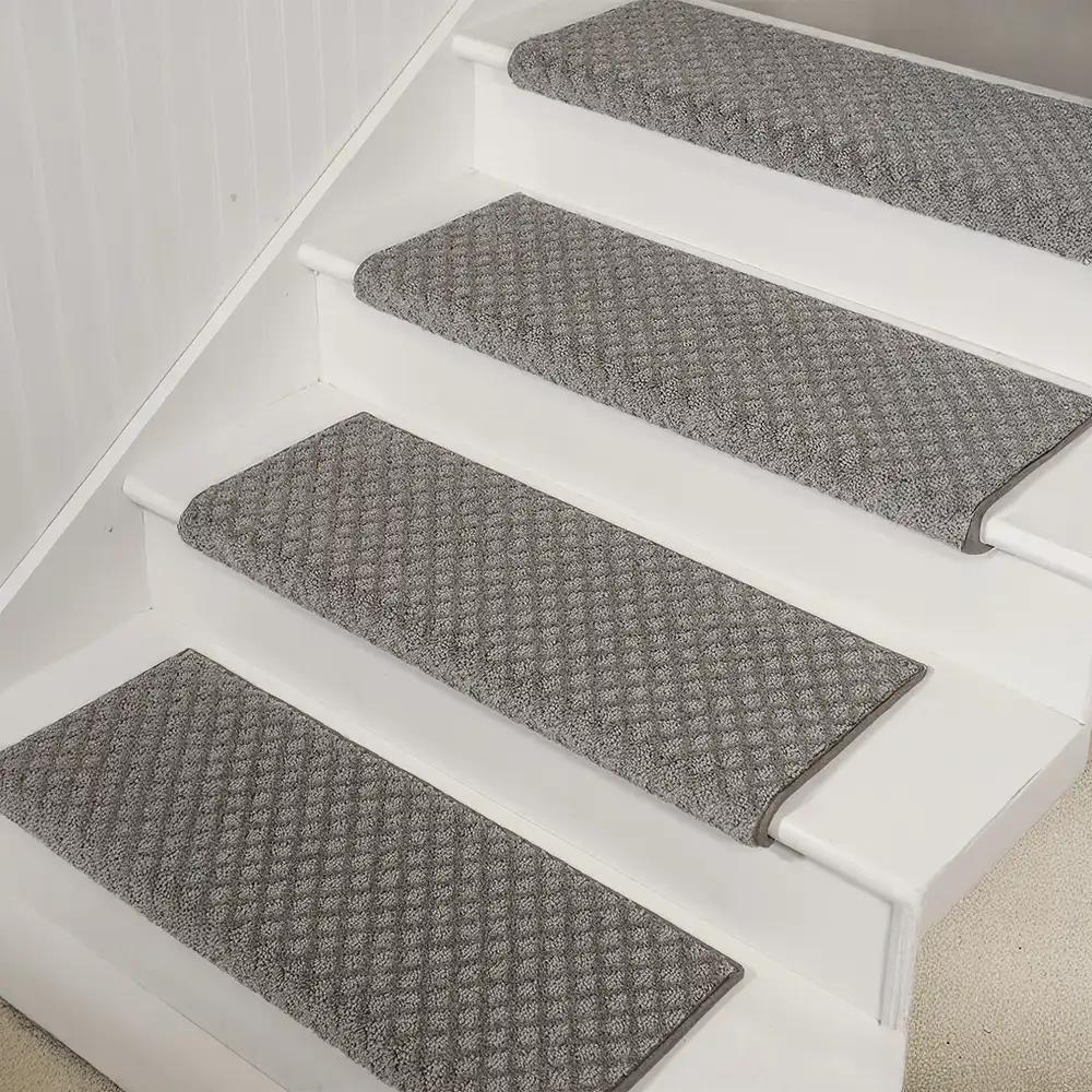 Garde-corps en velours doux pour les escaliers intérieurs, adaptés aux animaux de compagnie, sans adhésif, tapis antidérapants pour escaliers. - Image 14