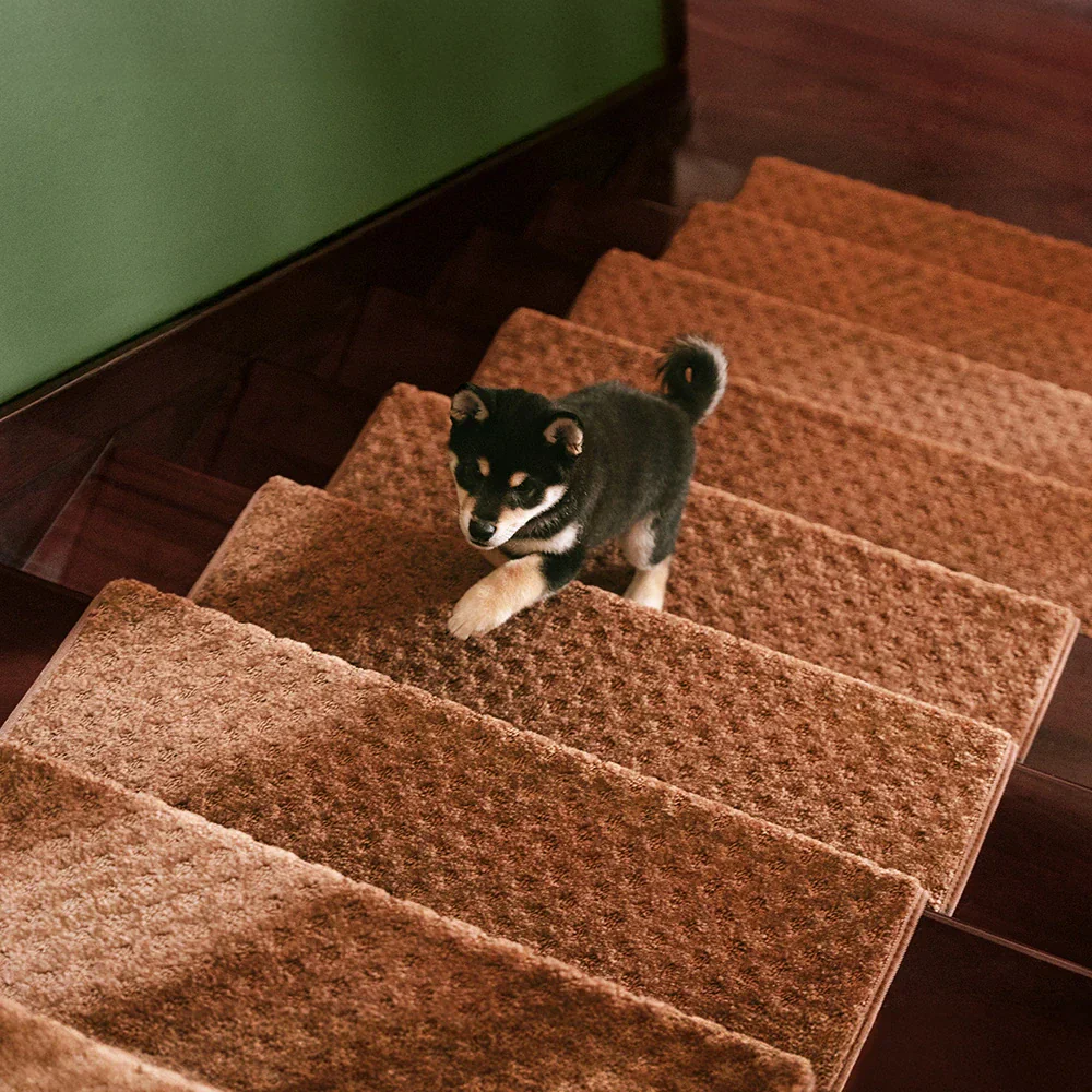 Garde-corps en velours doux pour les escaliers intérieurs, adaptés aux animaux de compagnie, sans adhésif, tapis antidérapants pour escaliers. - Image 19