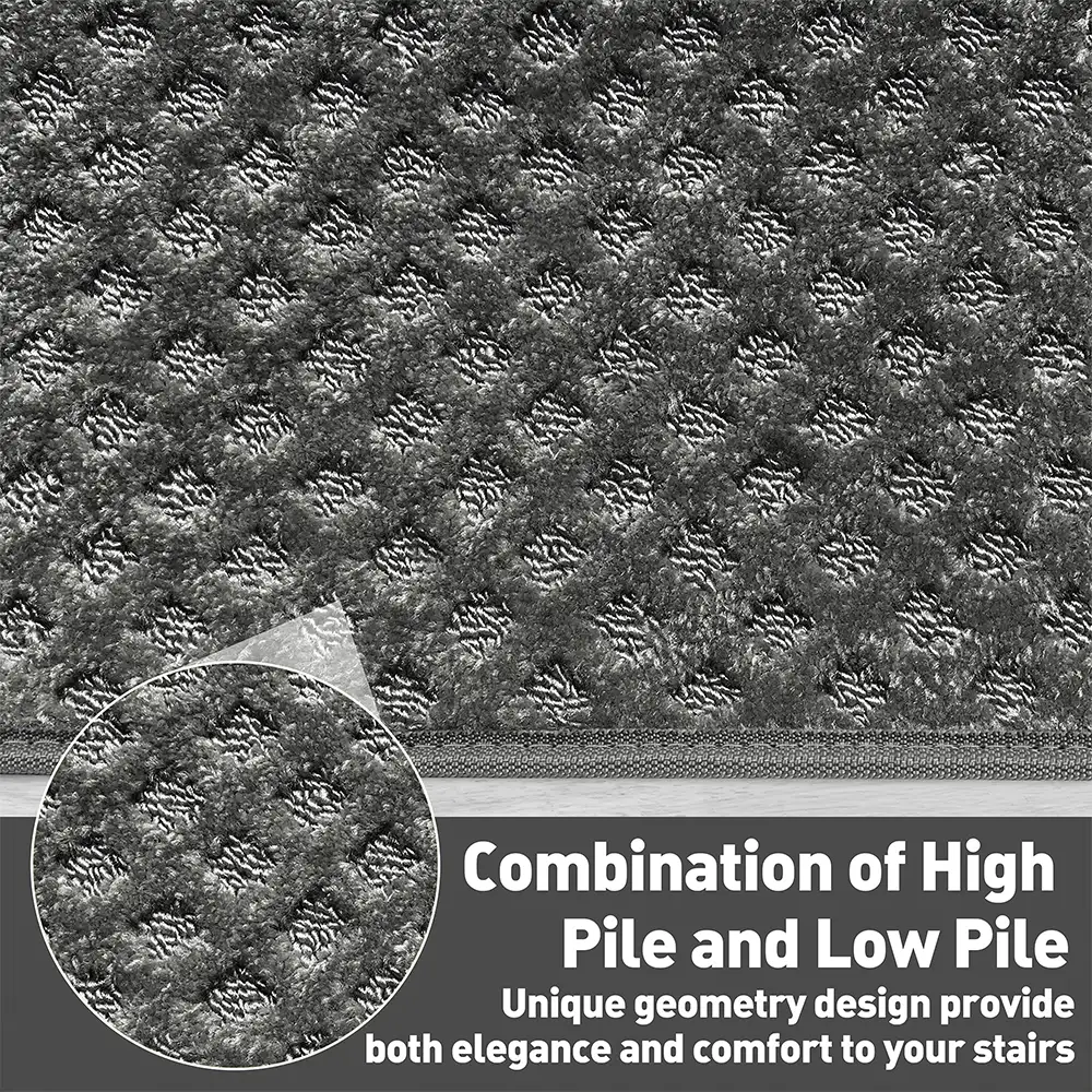 Garde-corps en velours doux pour les escaliers intérieurs, adaptés aux animaux de compagnie, sans adhésif, tapis antidérapants pour escaliers. - Image 5