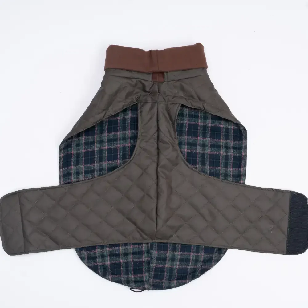 Gilet pour chien matelassé à col montant - Manteau d'hiver chaud et tendance - Image 6