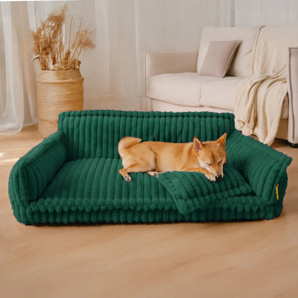 Grand Coussin Orthopédique Doux Lavable et Moelleux pour Chien - Lit de Canapé d'Extérieur Snoozy Dream - Image 11