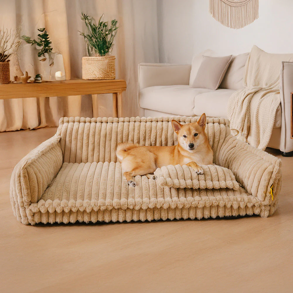 Grand Coussin Orthopédique Doux Lavable et Moelleux pour Chien - Lit de Canapé d'Extérieur Snoozy Dream - Image 14
