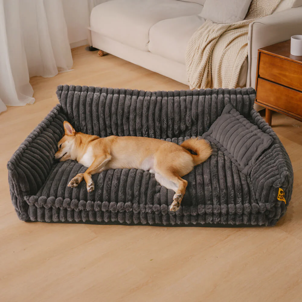 Grand Coussin Orthopédique Doux Lavable et Moelleux pour Chien - Lit de Canapé d'Extérieur Snoozy Dream - Image 4