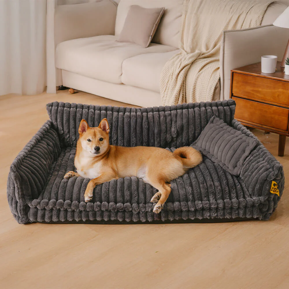 Grand Coussin Orthopédique Doux Lavable et Moelleux pour Chien - Lit de Canapé d'Extérieur Snoozy Dream - Image 9