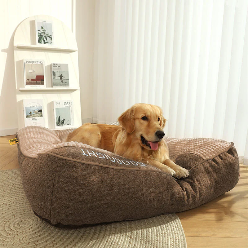 Grand coussin pour chien résistant aux rayures avec protection de la colonne vertébrale pour l'extérieur - Image 11