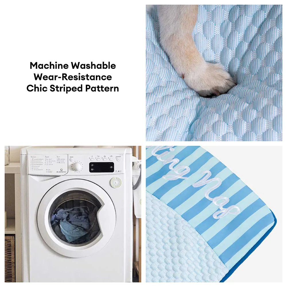 Grand Tapis Rafraichissant Chien Lavable Antidérapant pour Chiens d'Extérieur - Sieste Refroidissante - Image 11