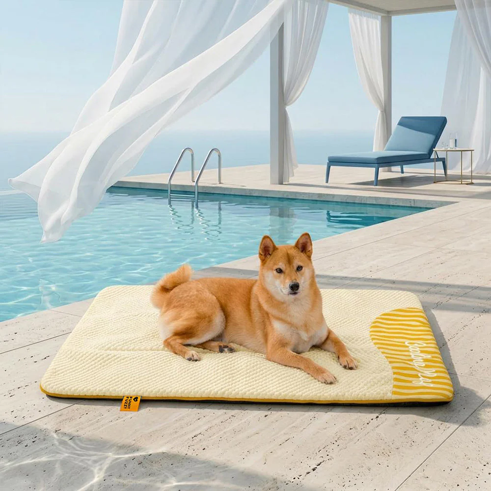 Grand Tapis Rafraichissant Chien Lavable Antidérapant pour Chiens d'Extérieur - Sieste Refroidissante - Image 26