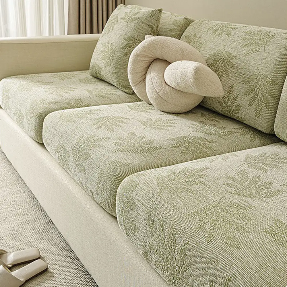 Housse de canapé d'angle extensible en chenille élastique anti-rayures - Image 11