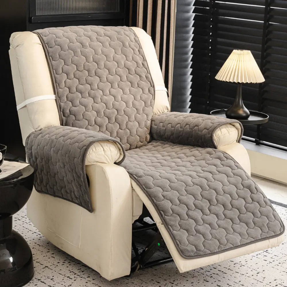Housse de canapé en peluche courte et confortable, douce pour la peau, protection de meubles - Puzzle - Image 7
