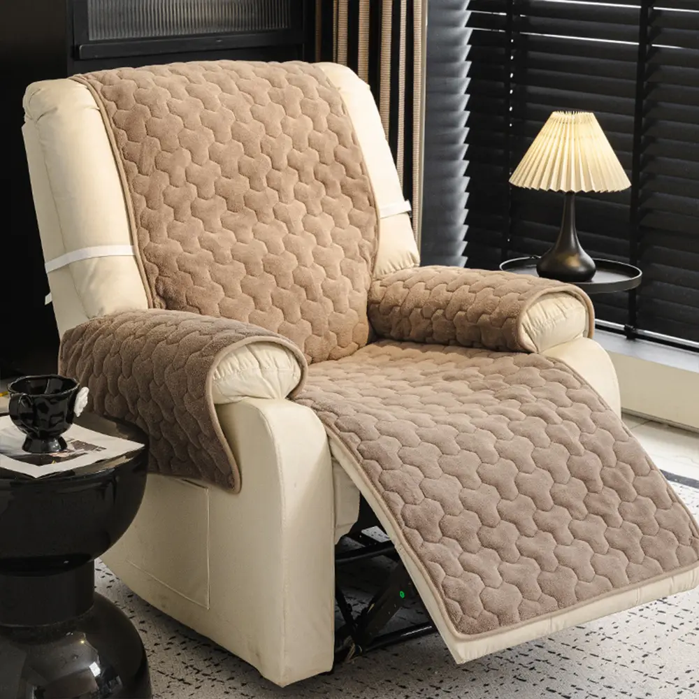 Housse de canapé en peluche courte et confortable, douce pour la peau, protection de meubles - Puzzle - Image 8