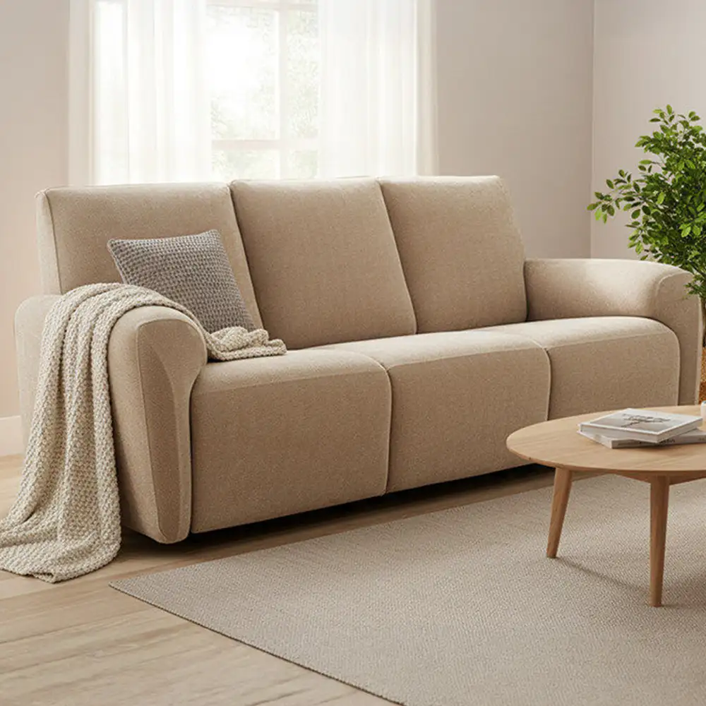 Housse fauteuil de canapé inclinable en chenille à motif en herringbone avec élastique et couverture complète - Image 10