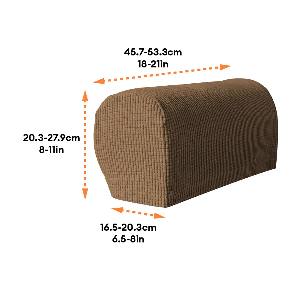 Housse de protection pour accoudoir de canapé en molleton élastique - Image 10