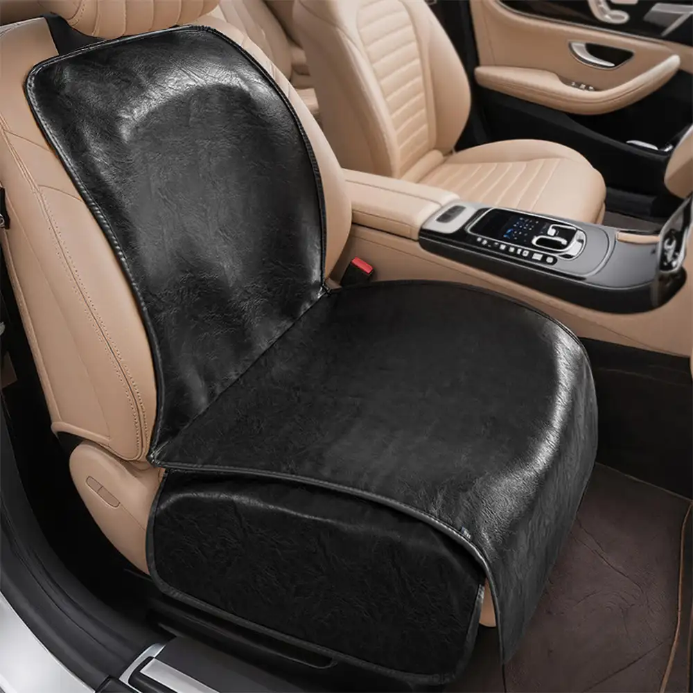 Housse de siège de voiture en faux cuir pour animaux de compagnie - Imperméable et résistant aux taches - Image 11