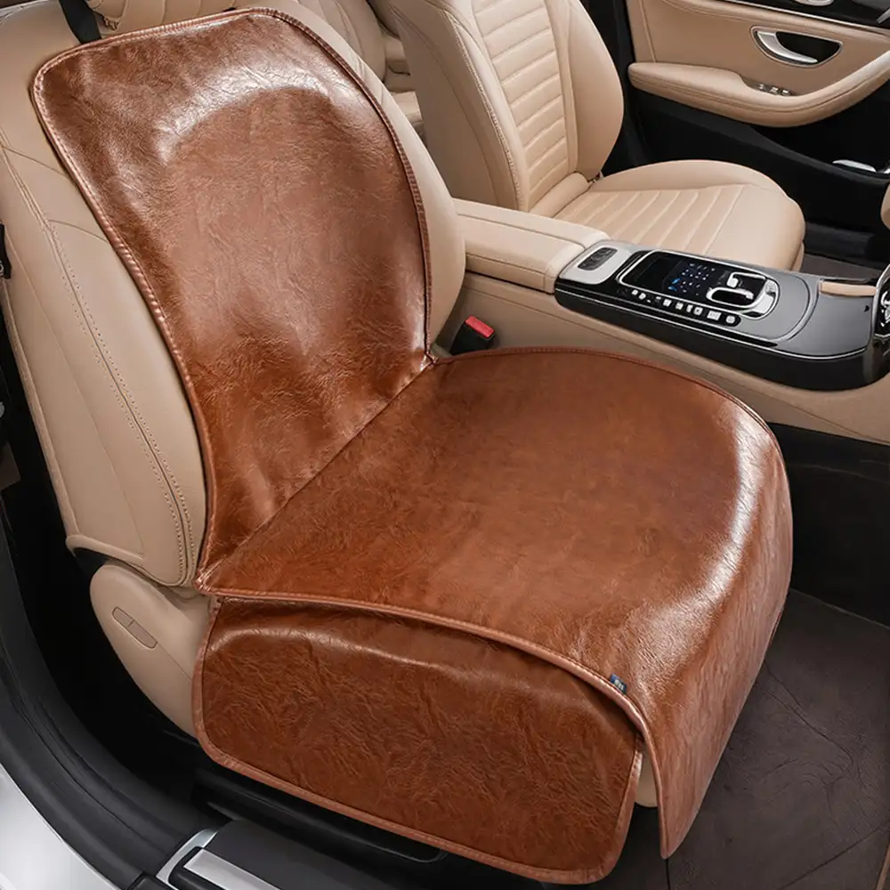 Housse de siège de voiture en faux cuir pour animaux de compagnie - Imperméable et résistant aux taches - Image 13