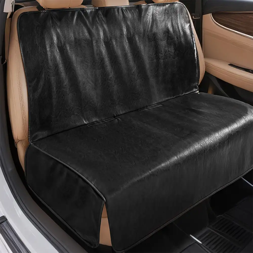 Housse de siège de voiture en faux cuir pour animaux de compagnie - Imperméable et résistant aux taches - Image 14