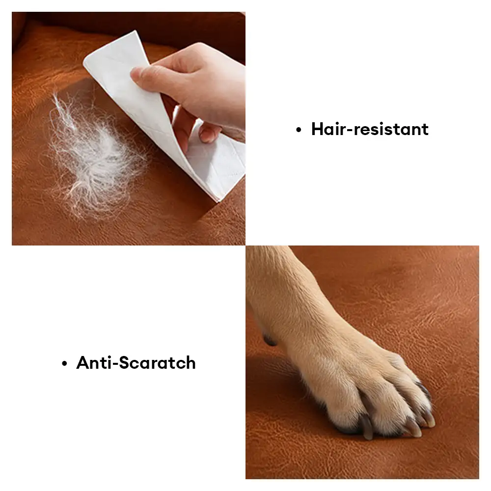 Housse de siège de voiture en faux cuir pour animaux de compagnie - Imperméable et résistant aux taches - Image 6