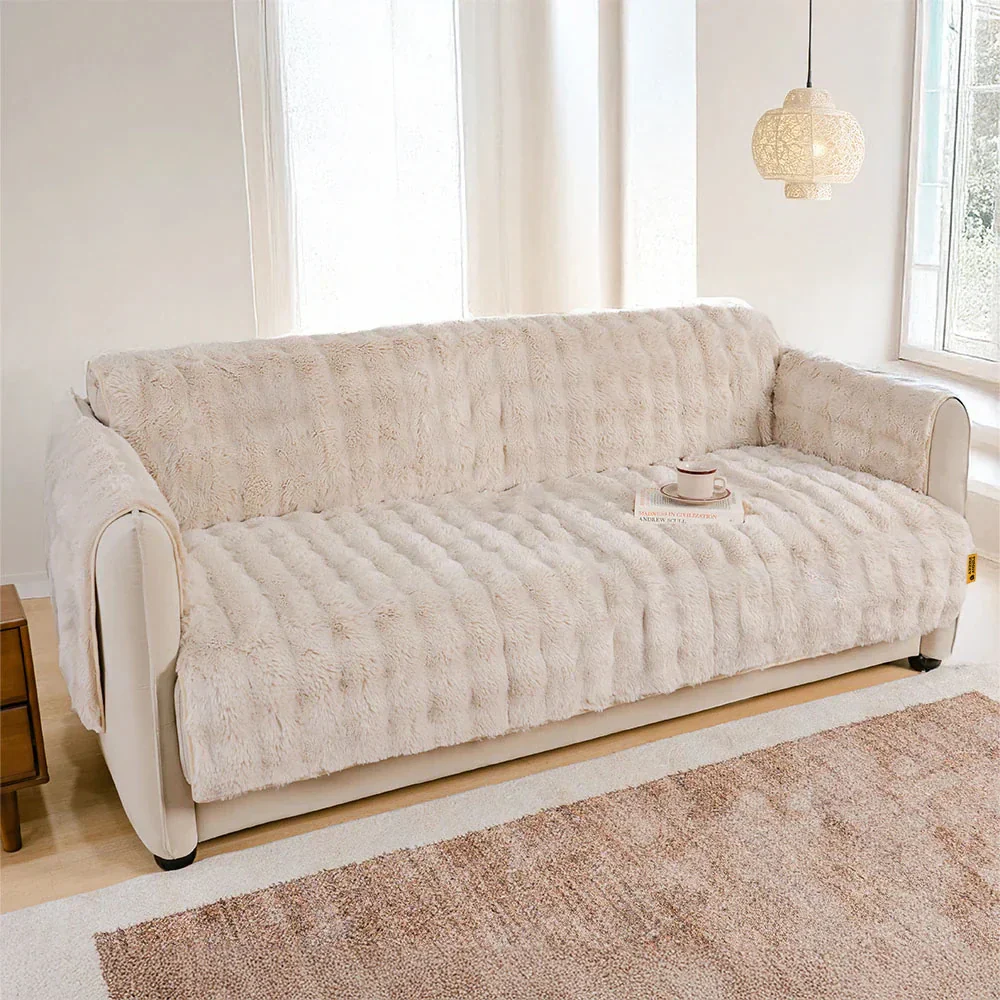 Housses de fauteuils de canapé inclinables imperméables et douces, protecteurs de meubles en peluche pour canapés - Image 16