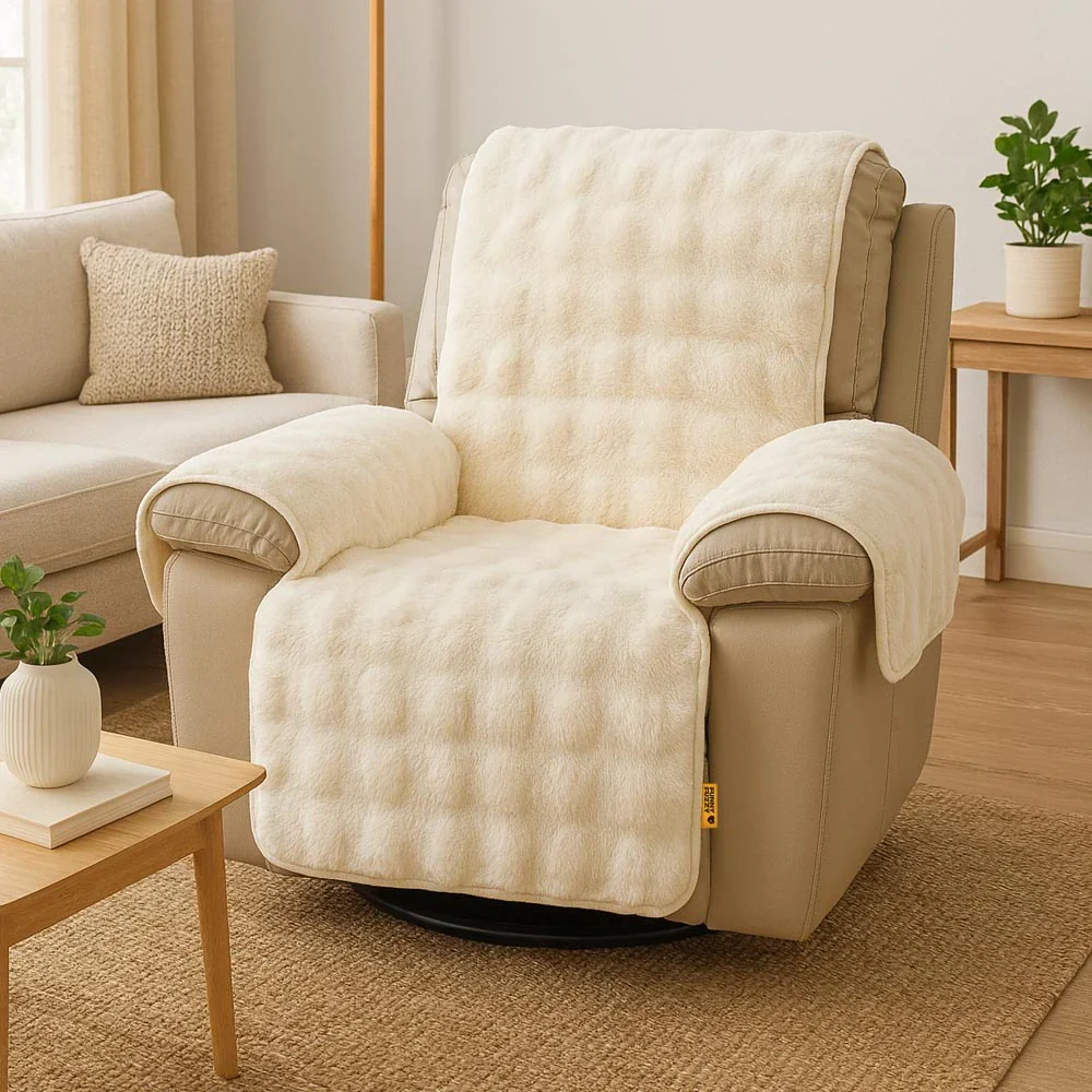 Housses de fauteuils de canapé inclinables imperméables et douces, protecteurs de meubles en peluche pour canapés - Image 19