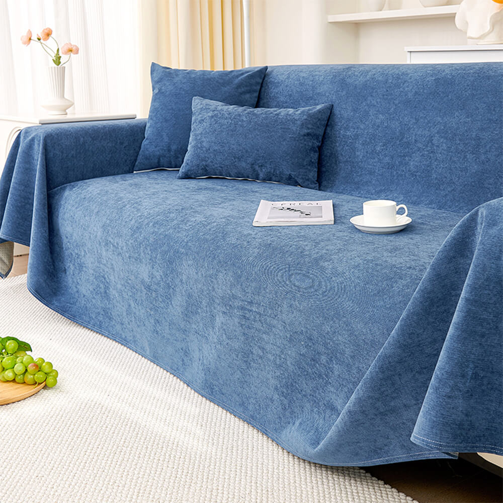 Jeté de canapé Housse de fauteuil, canapé imperméable résistante aux rayures et sans peluches - Image 20