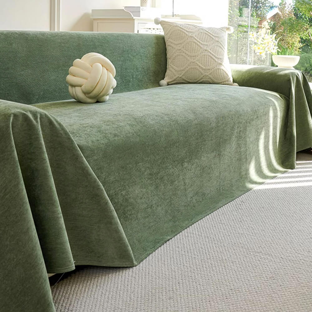 Jeté de canapé Housse de fauteuil, canapé imperméable résistante aux rayures et sans peluches - Image 23