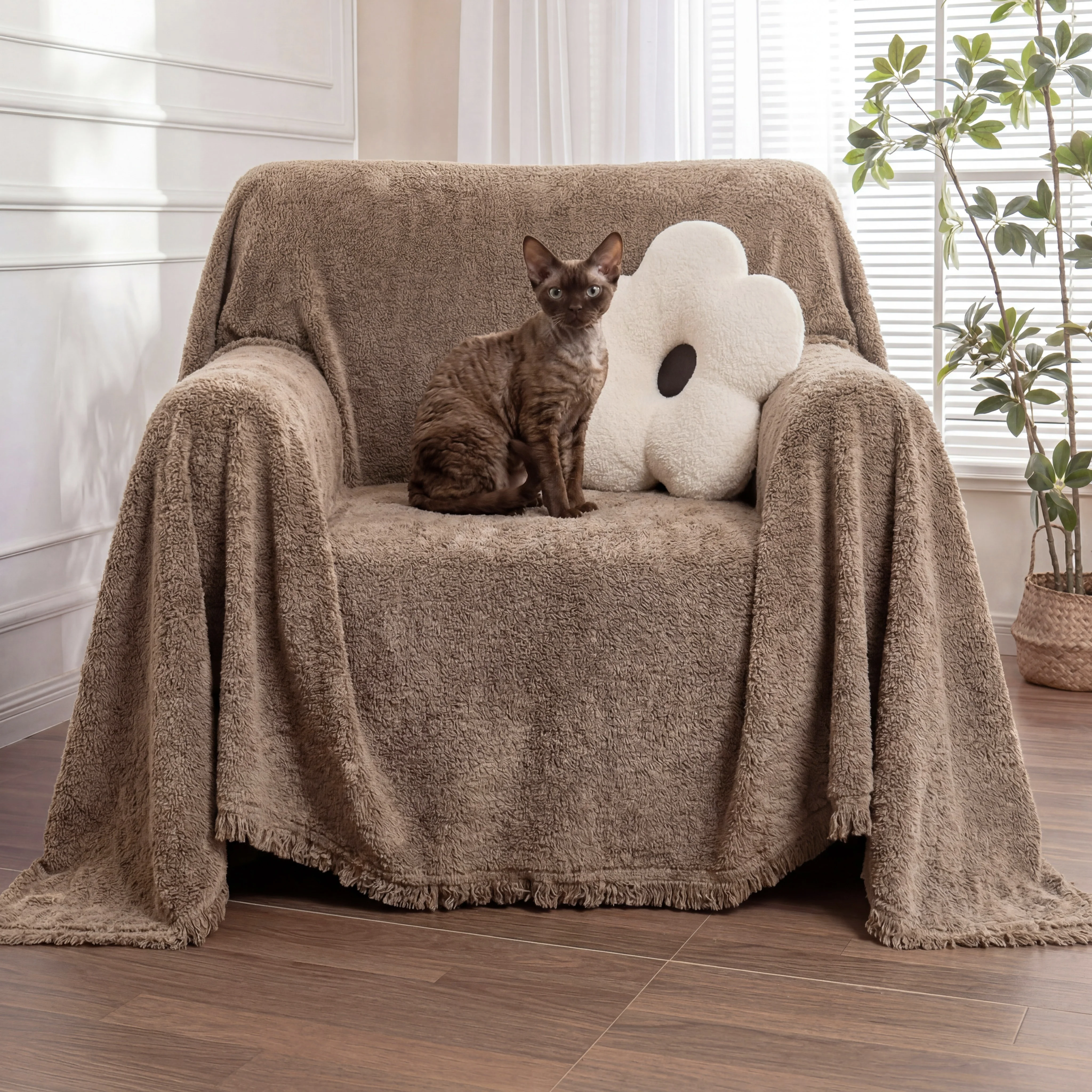 Jeté de canapé housse de fauteuil imperméable - Image 11