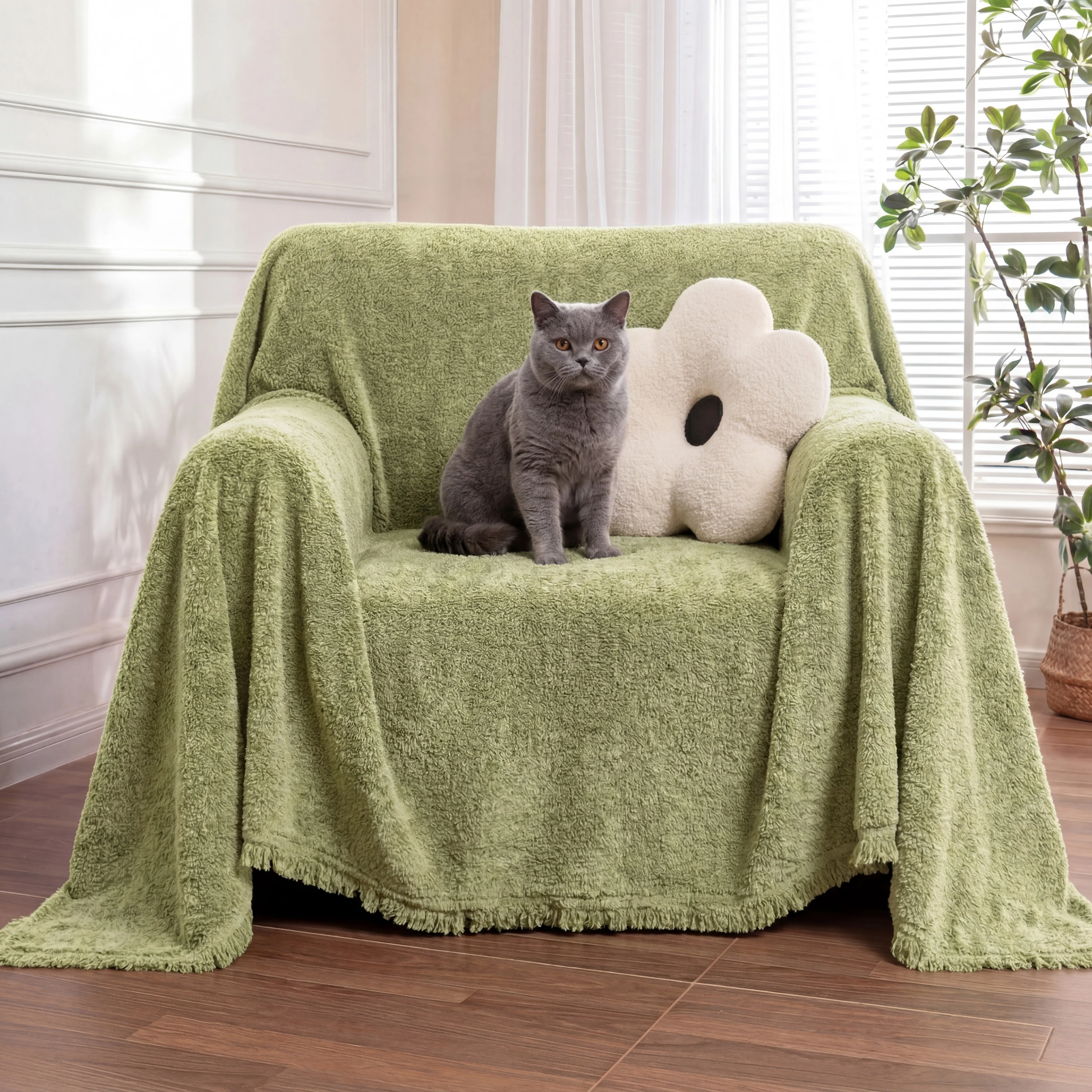 Jeté de canapé housse de fauteuil imperméable - Image 13