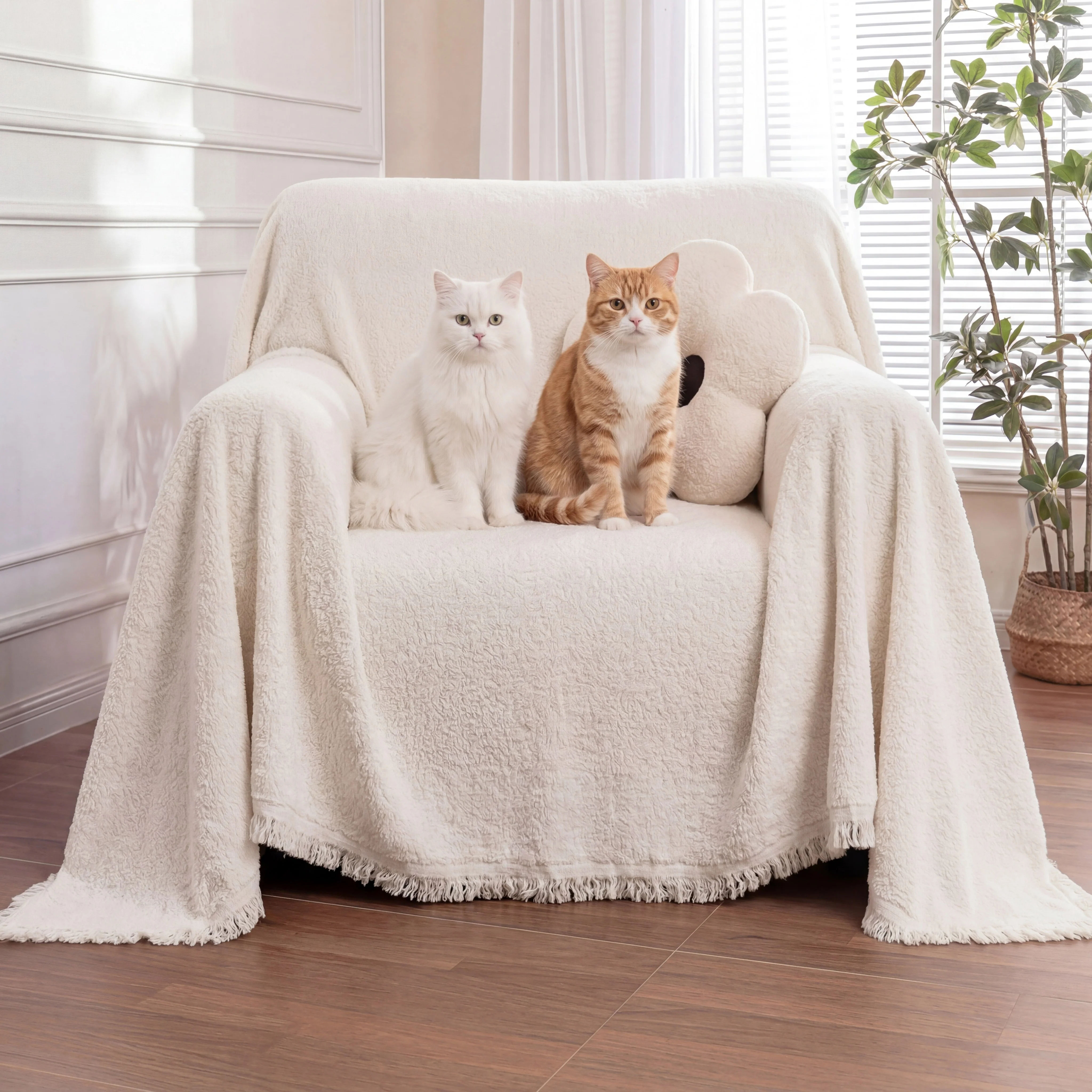 Jeté de canapé housse de fauteuil imperméable - Image 7