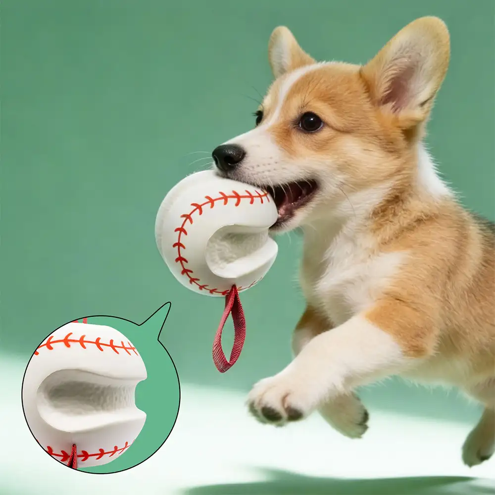 Jouet à mâcher interactif élastique pour chien - Dents et jeu - Image 6