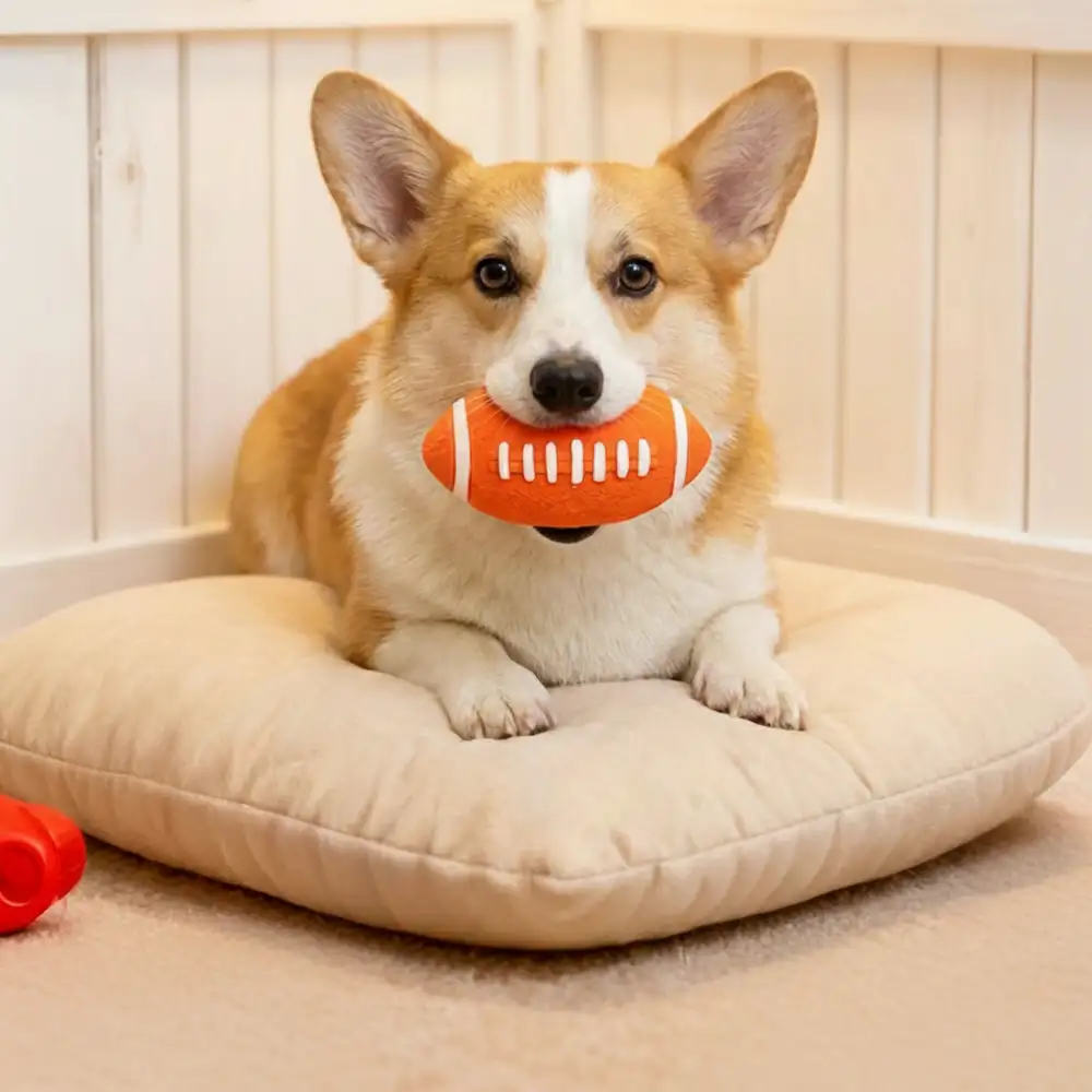Jouet à mâcher pour chien en latex durable avec bruitage. - Image 5