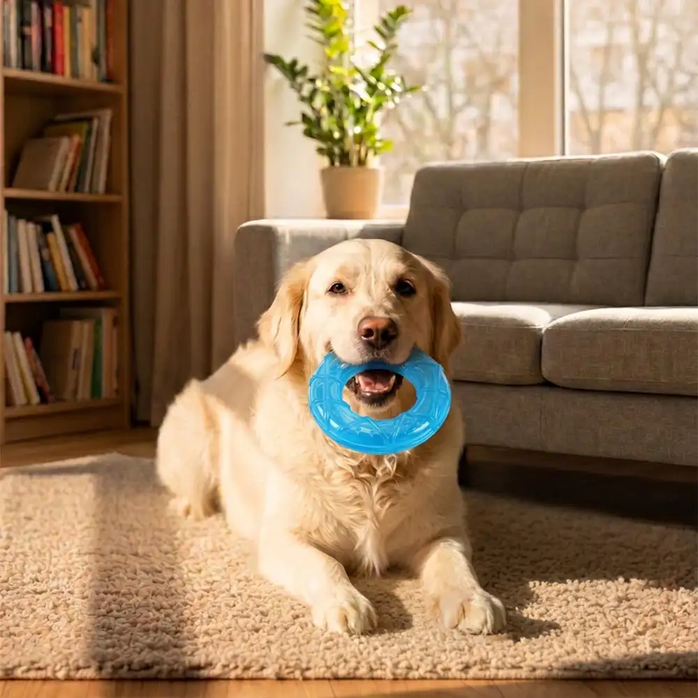 Jouet à mâcher pour chien remplissable d'eau avec des popsicles rafraîchissants - Image 8