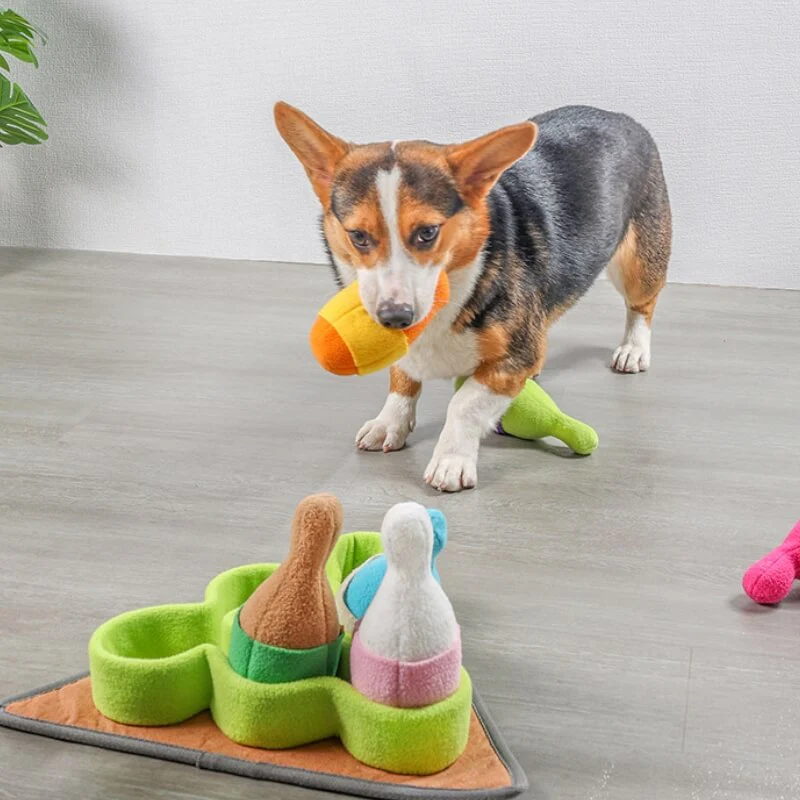 Jouet Distributeur de Friandises pour Chien Puzzle Bowling - Image 2