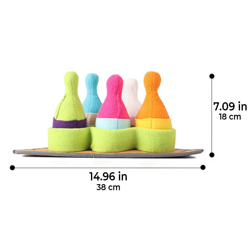Jouet Distributeur de Friandises pour Chien Puzzle Bowling - Image 7